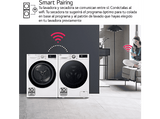 Secadora bomba de calor -  LG RH80V9AV4N, 8 kg, 14 programas, Dual Inverter Compressor™, Eco Hybrid™, Display Gran LED, Blanco