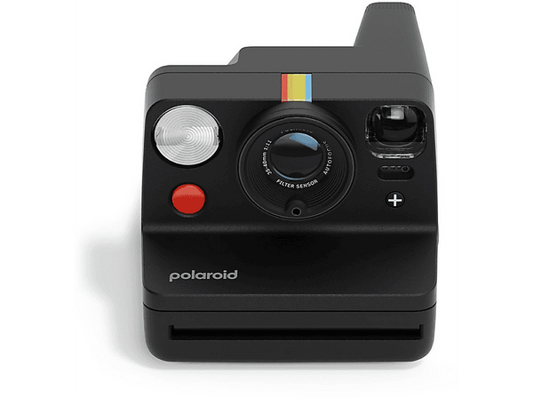 Cámara instantánea - Polaroid Now+ Generación 3, Bluetooth, Batería recargable, Flash Preciso, Negro