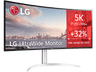 Monitor - LG 40WP95CP, 39.7", 5.120 x 2.160 píxeles, 5 ms, 72 Hz, HDMI x2, DisplayPort x2, Blanco