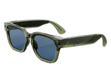Gafas IA - Meta Fury, Lentes Light Blue Atlantic, Cámara 12 MP, Traducción en tiempo real, Resolución 3K HD, +8h Batería, Racing Green
