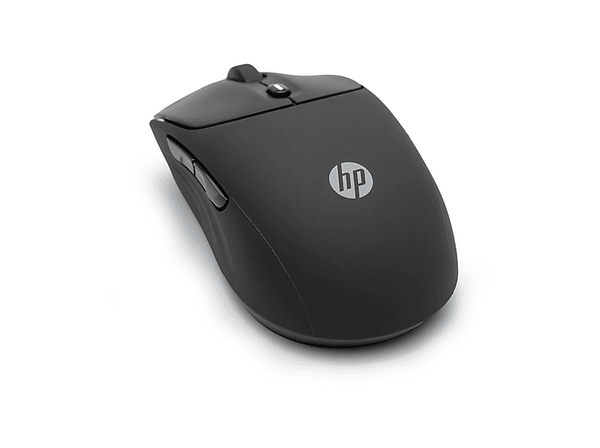 Ratón inalámbrico - HP Ratón silencioso 400, Inalámbrico, 6000 DPI, Negro