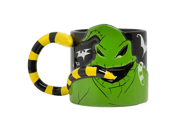 Taza - Funko Oogie Boogie Pesadilla Antes de Navidad, 330 ml, Licencia oficial, Brilla en la oscuridad, Cerámica
