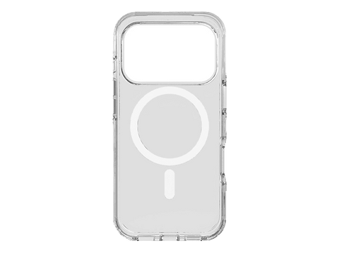 Funda móvil - CellularLine GLOSS MAG, Para iPhone 17 Pro Max, Compatible con MagSafe, Ultrarresistente y con certificación MilitaryTest, Transparente