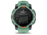 Reloj deportivo - Garmin Instinct 3, Verde, 45mm, 1.18, AMOLED, Silicona, 10 ATM, Garmin Connect™, 18 días Autonomía
