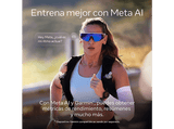 Gafas IA - Meta Oakley Vanguard, Cámara Sony Ultra gran angular 12 MP, Blanco y lentes en negro