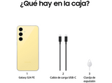 Móvil - Samsung Galaxy S24 FE, Yellow, 256GB, 8GB RAM, 6.7 FHD+, Exynos 2400,  4700mAh, Android 14