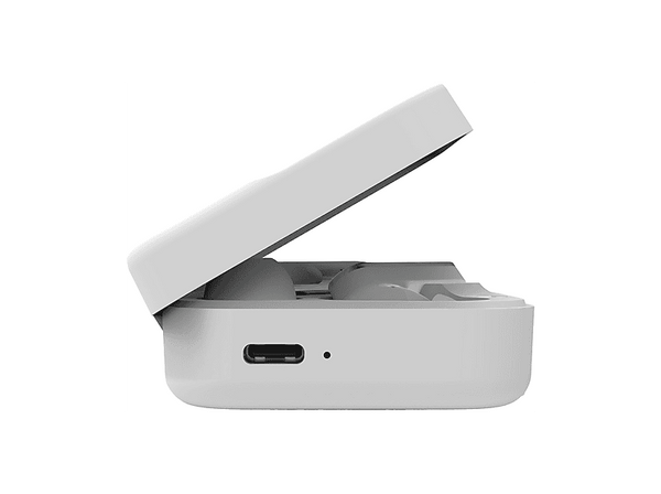 Auriculares True Wireless - Vieta Pro Dual 3, Autonomía 28 h, Cancelación de ruido, IPX4, Blanco