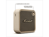 Altavoz inalámbrico - Marshall WILLEN II, 38 W, Bluetooth, Autonomía 17 h, Micrófono, Cream