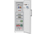 Congelador vertical - Beko B3RFNE314W, 286 l, 186.5 cm, No Frost, SmoothFit™, Puerta reversible, Motor ProSmart Inverter, Blanco