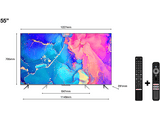 TV QLED 55 - TCL 55C635, UHD 4K, Smart TV, ARM Cortex-A55, Quantum Dot, Dolby Atmos, Negro