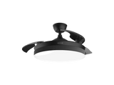 Ventilador de techo - KOENIC KCF 4226 ES Ceiling fan, Luz LED, motor DC 35 W, Mando a distancia, 6 velocidades, Modo brisa, Invierno y verano, Negro