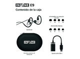 Auriculares gaming - Sony INZONE E9, Aislamiento acústico, Caja de audio USB-C, PC streaming, Cable 1,8 m, Fnatic, Estuche, G900W, Blanco