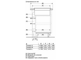 Placa de inducción con extractor - Balay 3EBC963ER, 7400 W, 4 Zonas, Escape/Convección cambiable, Zona flex inducción, Negro