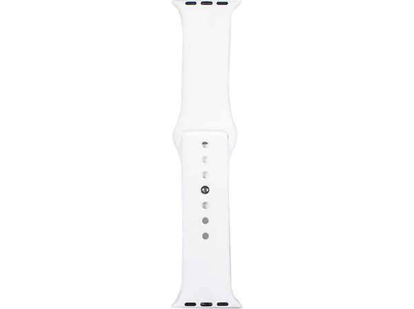 Correa - Friendly License, Para Apple Watch 38/40/41 mm, Silicona, Cierre click, Blanco