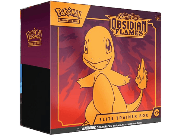 Juego - Magicbox Caja Entrenador Elite Pokémon Colección Escarlata y Purpura Obsidian Flames TCG (Inglés), 114629