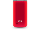 Móvil - SPC Opal, Para 500 contactos, Con tapa, Bluetooth, Cámara, Radio FM, Dual SIM, Rojo