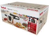 Olla express - Tefal Secure Trendy P2580400, 4 L, 2 funciones, Acero inoxidable, Verde