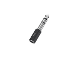 Cable audio - ISY IAU-1003, PVC, 1x 6.35 mm jack y 1x 3.5 mm out, Negro