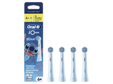 Recambio para cepillo dental - Oral-B iO Kids 6+, Diseño Stitch by Disney, Suave con dientes flojos y encías, 4 unidades