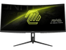 Monitor gaming - MSI MAG 342CQR E2, 34" UWQHD, 180 Hz, 1 ms MPRT, VA, Altura ajustable, Diseño sin marco