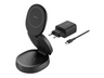 Cargador móvil inalámbrico - Belkin WIZ034KQBK, Compatible con Qi2 o MagSafe, Convertible 3 en 1, Plegable, Negro