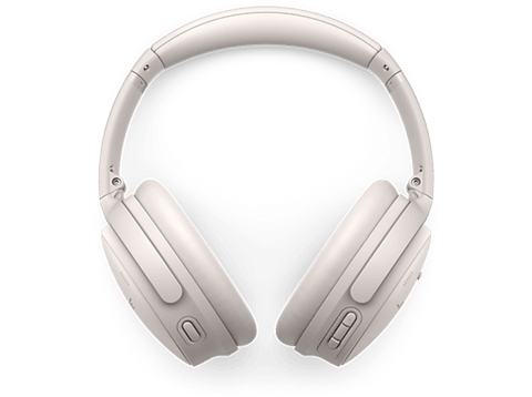 Auriculares inalámbricos - Bose QuietComfort Headphones, Cancelación ruido, Autonomía hasta 24 h, Ecualizador ajustable, Blanco