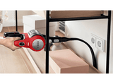 Aspirador escoba - Bosch BCS711PET Proanimal, 18 V, 40 min, Accesorios, Negro, Rojo