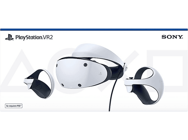 Pack Gafas VR - Gafas PlayStation VR2, OLED 4K, Sensor de movimiento, Blanco + Mandos VR2 Sense + Auriculares estéreo