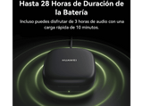 Auriculares conducción de aire - Huawei FreeArc, Supraaurales, Bluetooth, 28h Autonomía, Negro