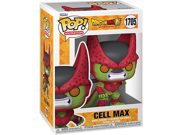 Figura Funko Pop! - Funko Pop! Dragon Ball Super Super Hero: Cell MAX, Vinilo, 10 cm