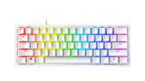 Teclado gaming - Razer Huntsman Mini, USB-C, Retroiluminación, Switches ópticos Razer™, Blanco