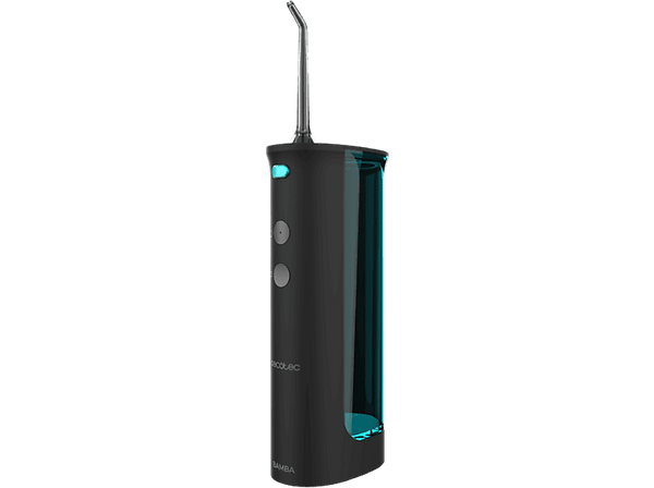Irrigador - Cecotec ToothCare Jet Fresh, 3 Niveles de Intensidad: Normal, pulse y soft, 1200 rpm, Temporizador, 20 días Autonomía, Negro