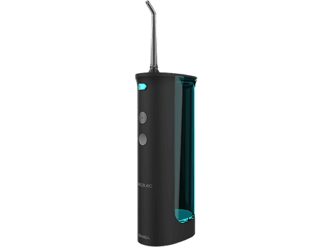 Irrigador - Cecotec ToothCare Jet Fresh, 3 Niveles de Intensidad: Normal, pulse y soft, 1200 rpm, Temporizador, 20 días Autonomía, Negro