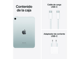 Apple iPad mini (2024), 256 GB, Azul, WiFi + Cell, 8.3, Chip A17 Pro, iPadOS