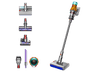 Aspirador escoba - Dyson V12s Detect™ Slim Submarine, Friegasuelos, Potencia succión 140 AW, Autonomía 60 min, Accesorios incluídos, Níquel
