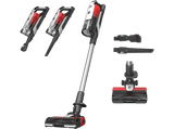 Aspirador escoba - Hoover HF9 HOME, Cepillo Anti-Enredos, Posición Parking, Luz LED, Autonomía 30 min, Batería Extraíble, 0.7L, 5 años Garantía, Rojo