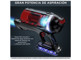 Aspirador escoba - Rowenta RH98A9WO X-Force Flex 12.60 Animal Care, 320 W, 0.9 L, 45 min, Tecnol. Ciclónica, 4 modos, Multisuperficie, Rojo