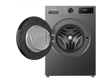 Lavadora carga frontal - Hisense WF1I9042BTP2, 9 kg, 1400 rpm, 15 programas, Tecnología Inverter, Función Vapor 99%, Inox, Gris