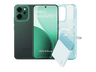Móvil - OPPO Reno14FS, Luminous Green, 512GB, 12GB RAM, 6.57" 2.5D AMOLED, Snapdragon® 6 Gen 1 (4nm), 6000mAh, Incluye Powerbank