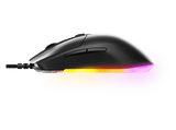 Ratón gaming - SteelSeries Rival 3 Gen 2, Por cable, Sensor óptico TrueMove Core, 8,5K PPP, 6 Teclas, Negro