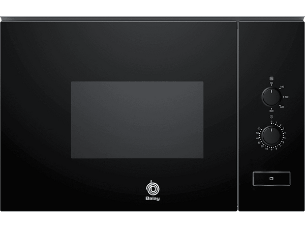 Microondas integrable - Balay 3CP5002N3, 1 kW, 5 niveles, 20 l, Cristal Negro