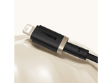 Cable USB - Baseus Dura, Lightning - USB, 100 cm, 2.4A, Carga rápida, Negro y Dorado