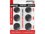 Grips - Ardistel Blackfire Precission Thumb Gris Kit 6in1, Para Joy-Con 2 de Nintendo Switch 2, Negro