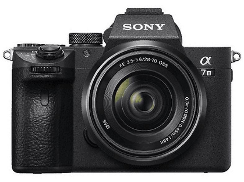 Sony Alpha 7 III ILCE-7M3K 24.2 MP CMOS Exmor 35mm Bionz X ISO 100 - 51200 4K HDR + Objetivo FE 28-70 mm F3,5-5,6 OSS