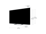 TV Mini LED 55 - Haier M80 Series H55M80FUX, Smart TV (Google TV), HDR 4K, Dolby Atmos, Gaming 120Hz, Altavoces con Sonido KEF, Negro