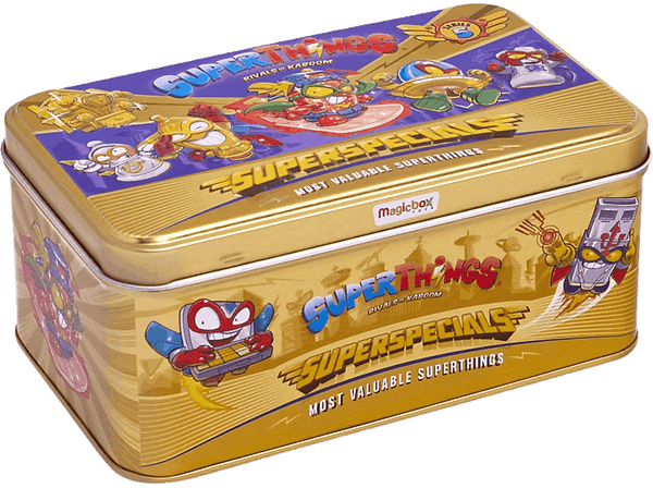 Figura - MagicBox Gold Tin SuperSpecials V - Superthings, Lata, Multicolor