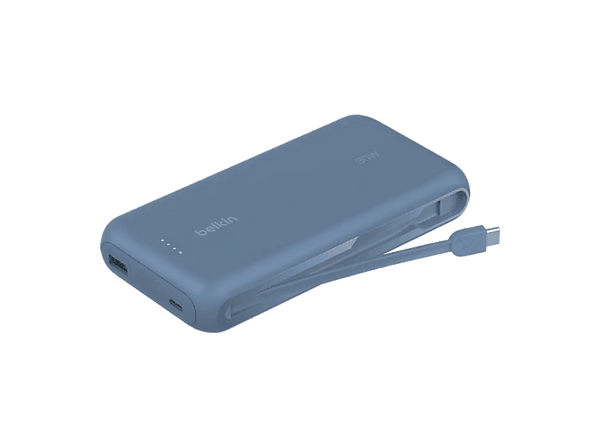 Powerbank - Belkin BPB024hqBL, 10.000 mAh, 1x USB-C, 1x USB-A, Azul