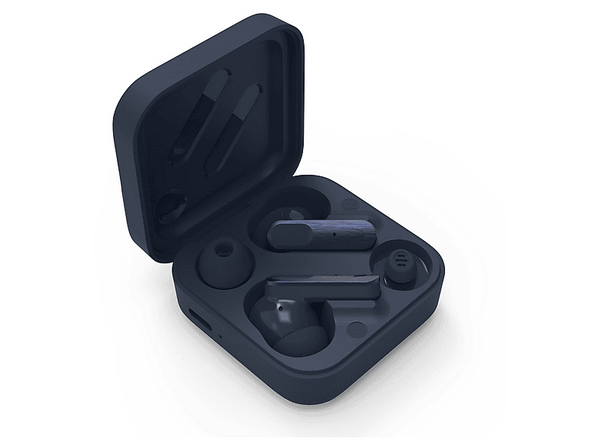 Auriculares True Wireless - Vieta Pro Dual 3, Autonomía 28 h, Cancelación de ruido, IPX4, Azul