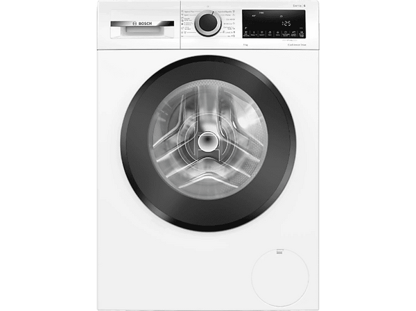 Lavadora carga frontal - BOSCH WGG14401EP, Serie 6, 9 kg, 1400 rpm, 14 Programas, VarioDrum, Blanco