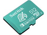 Tarjeta micro SDXC - SanDisk Licencia Nintendo®, 512 GB, Para Nintendo Switch, 100 MB/s, UHS-I, U3, C10, Verde